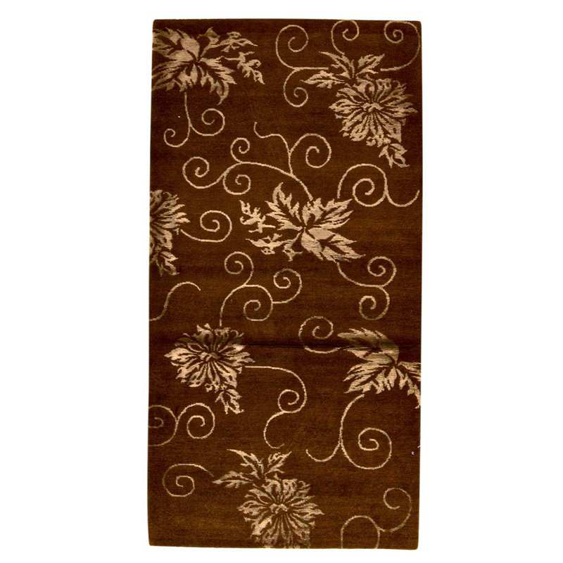 Wool Floral Area Rug