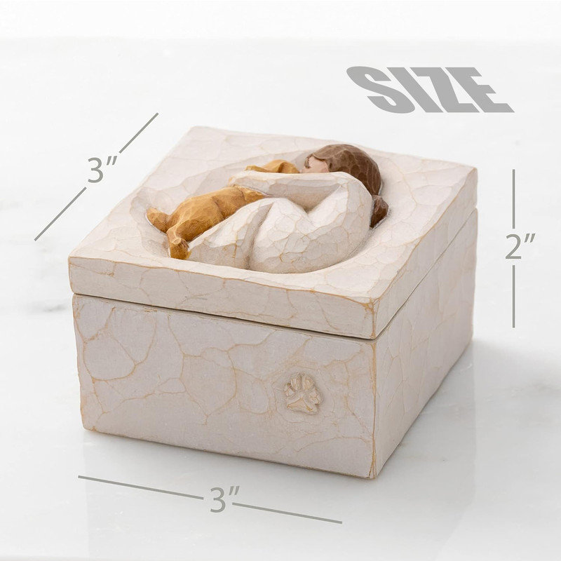 Sculpted Hand-Painted Keepsake Box,TRUE