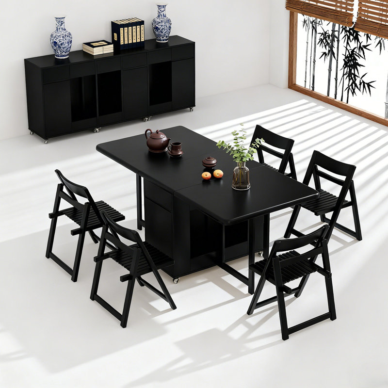 Oak Dining Table, 130cm Table + 4 Chairs
