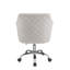 Chaise de travail en velours Evelin-1709050546