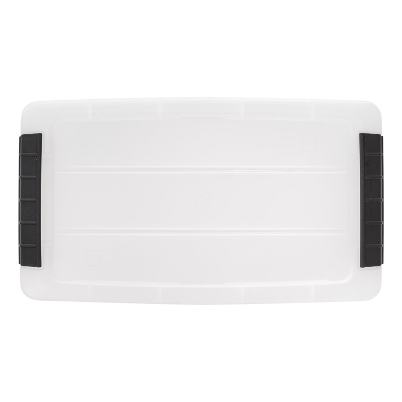 Contenant de rangement IRIS, Blanc naturel, H 4,45 po x l 8 po x P 14,1 po