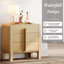 Ensemble de chambre à coucher, commode en bois et ensemble de table de chevet 5 pièces Adora-533908252