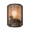 Rustic Lodge 1 - Light LED Flush Mounted Sconce-127388204-127388207