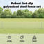 Vidaxl Fence With Posts Steel-116798044-116798062
