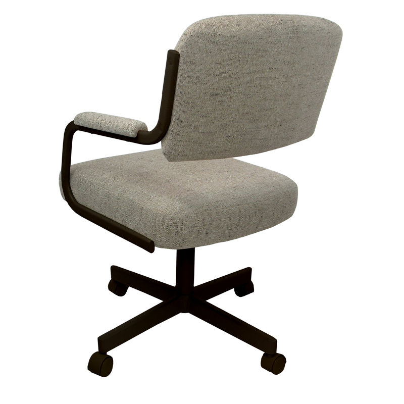 Chaises de bureau Holle, Brun, Bois flottant Hemsath