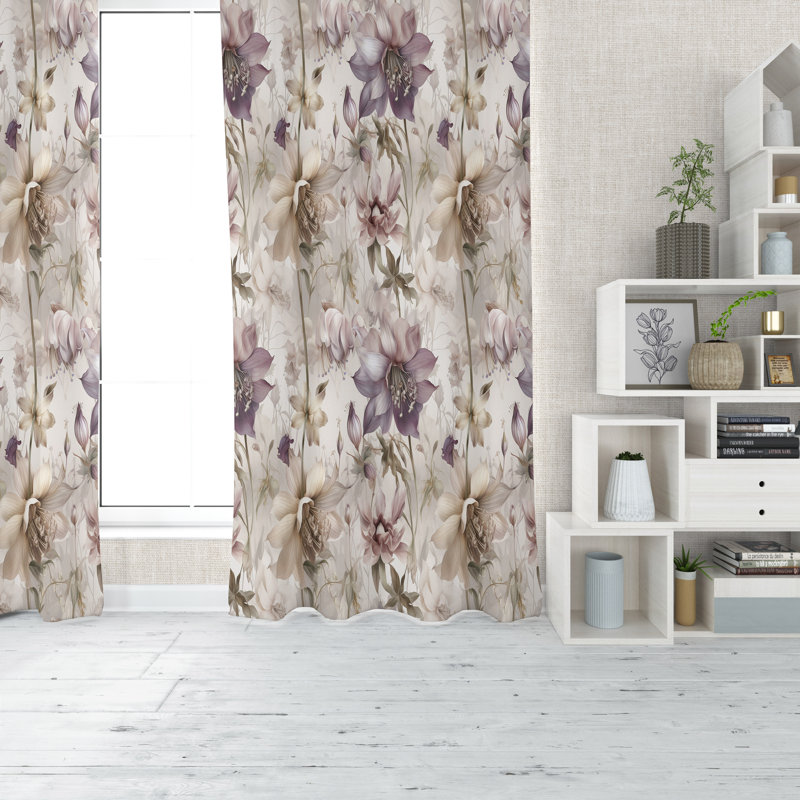 Aidtya Room Darkening Curtain, 56" W x 78" L