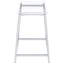 Tabouret chromé sans dossier (ensemble de 2)-1268472107