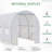 6.6 ft W x 11.5 ft D Hobby Greenhouse