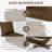 Outdoor Deep Seating Cushion Set Indoor And Outdoor Seat / Back Cushion-346699289-346699270