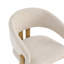 49cm H Linen Upholstered Metal Wing Back Armchair-1736951780