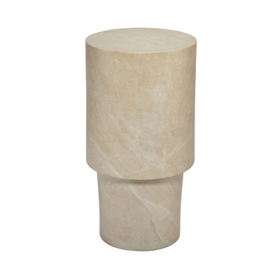 St. Germain Drink Table, Marbled Beige