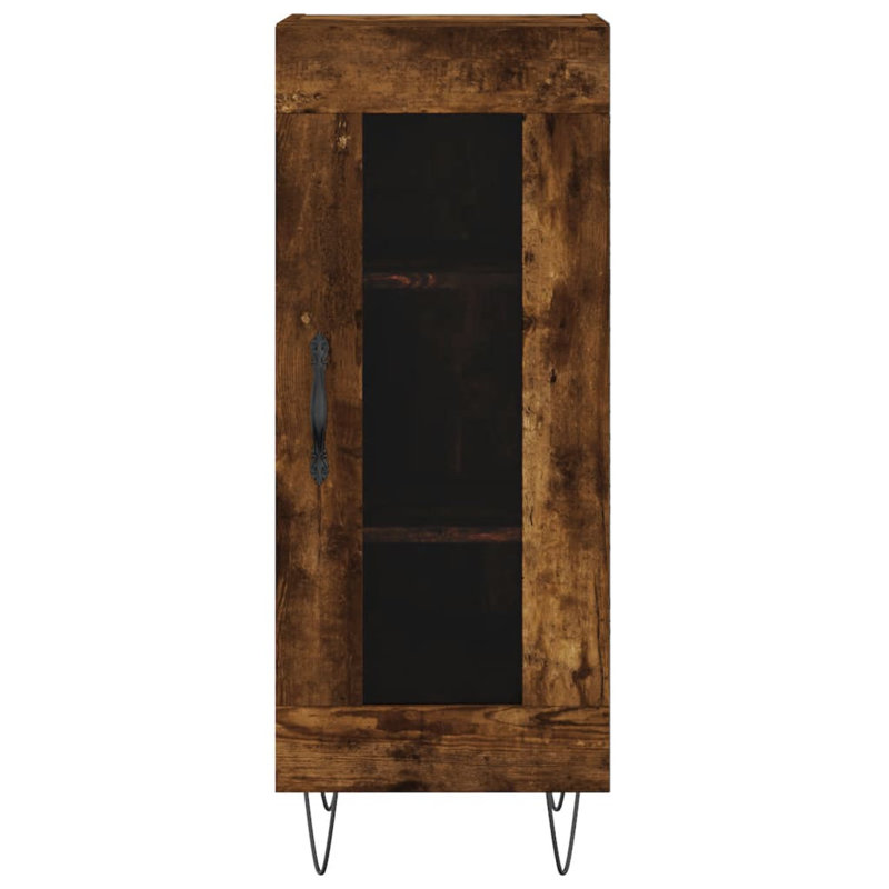 Margaritha 1 - Door Rectangle Accent Cabinet, Smoked Oak