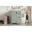 Meuble-lavabo compact compact avec lavabo en céramique, finition en bois MDF
