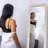 Polystyrene Rectangle Floor Mirror-23200494