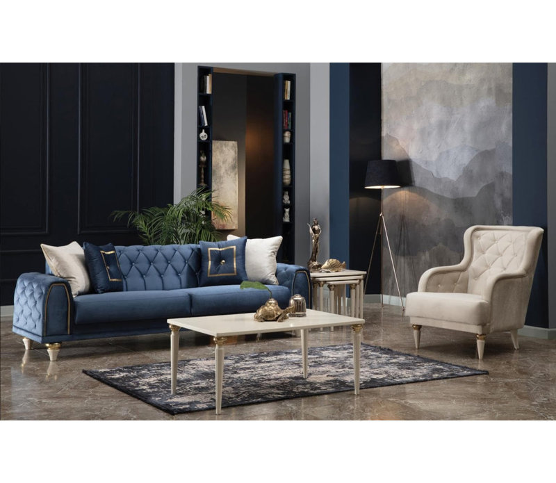 Hoffer 94'' Velvet Convertible Sofa