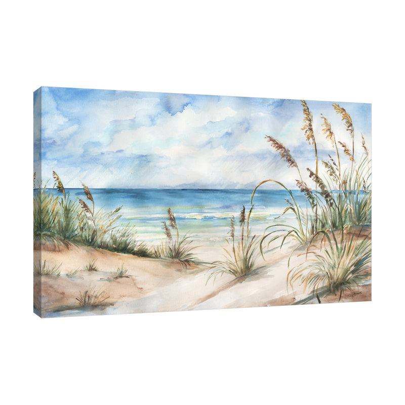 « Coastal Landscape » par Tre Sorelle Studios - impression sur toile enveloppée, 10 po x 15 po