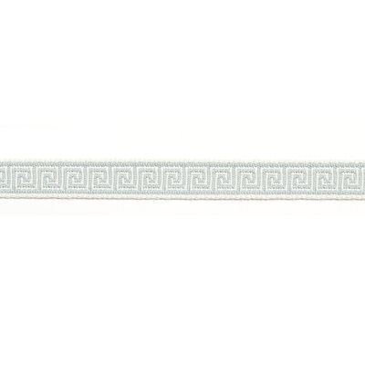 Ruban à garniture de clé grecque 9/16 po Multicolore Jacquard