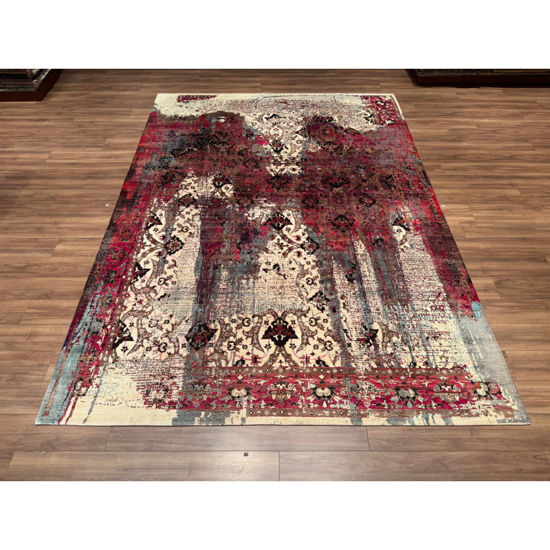 Tapis en laine et soie noué à la main Original