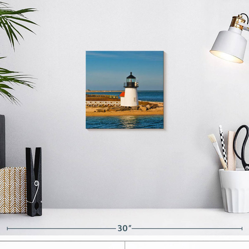 Aletra Serene Brant Point Lighthouse, 10" H x 10" W