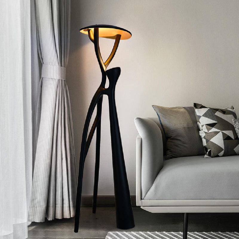63'' Black LED Novelty Floor Lamp