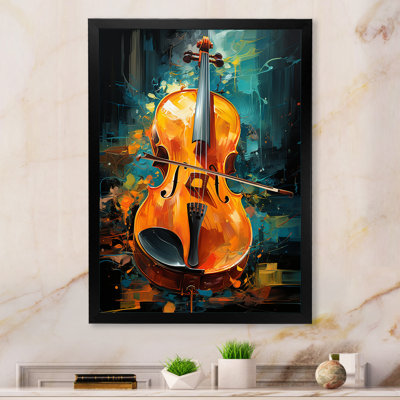 Violon Tribute Jazzed Jade sur toile