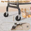 110cm Rolling Clothing Rack