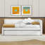 Lit de jour simple rembourré avec couchette-107233595
