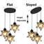 Lustre 3 lumières glam avec étoile de verre-1702191857-1683313775