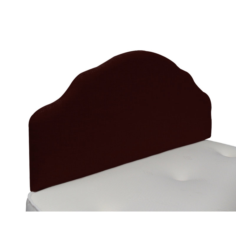 Upholstered Headboard, Burgundy, Double (4'6)