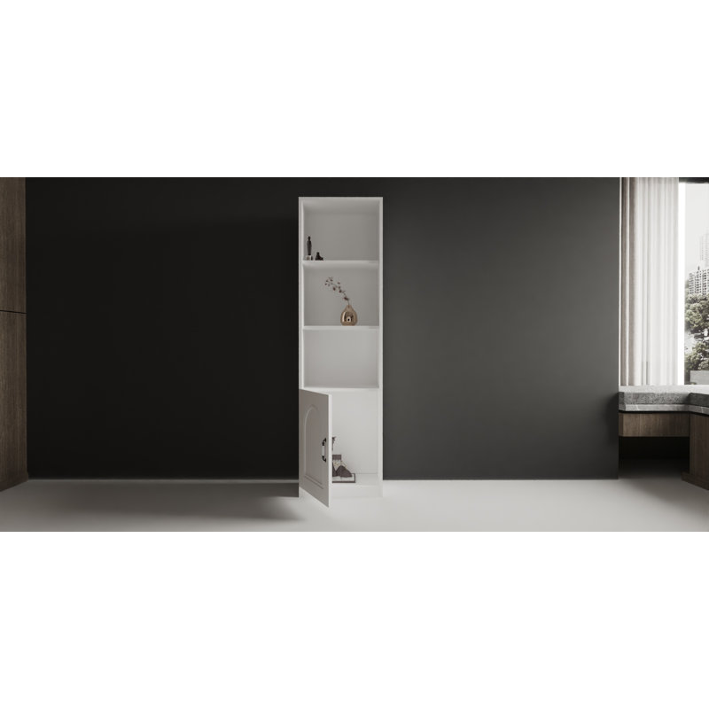 Laiba 170cm H x 45cm W Standard Bookcase
