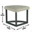 Table basse avec tabourets