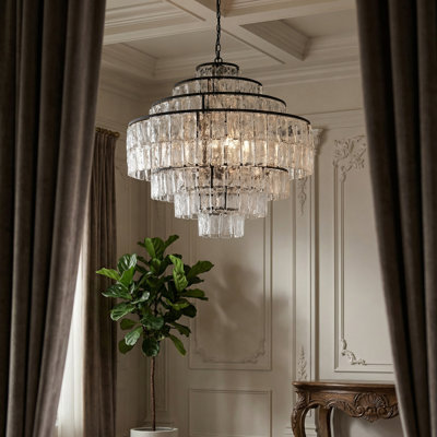 Satellite 8 - Light Tiered Chandelier