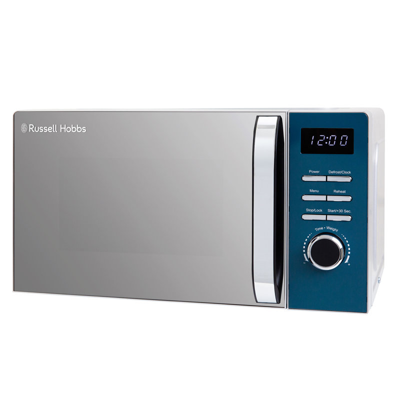 Russell Hobbs Rhmd832b Distinctions 20 Litre Stainless Steel Digital Microwave, Ocean Blue