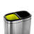 Steel Open Multi-Compartments Trash & Recycling Bin - 10.5 Gallons-49241112