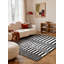Stryve Striped Wool Hand Woven Area Rug-124392700