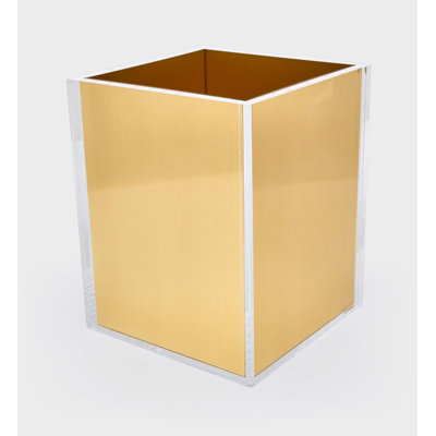 Acrylic Waste Basket 8"x8"x10"