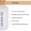 Distributeur de gel douche blanc mat 17 oz liq. (500 ml)-121447602