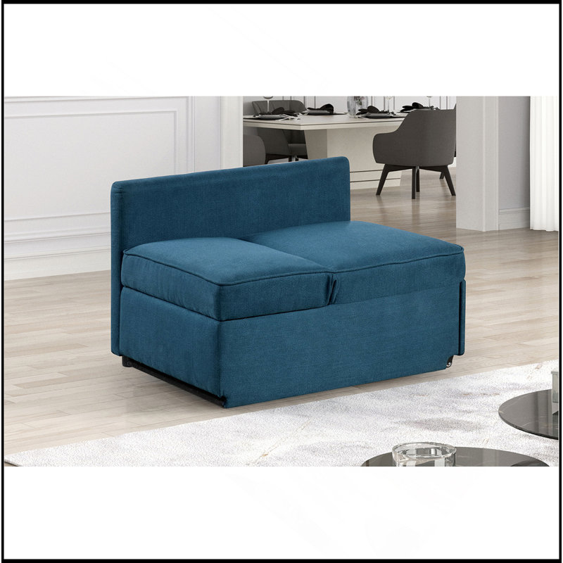 Fauteuil convertible 1pc, Bleu