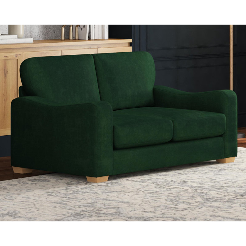 Theadford Two Seater, Fixed Back, Nutmeg