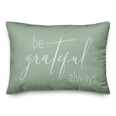  Coussin Be Be Grateful Always