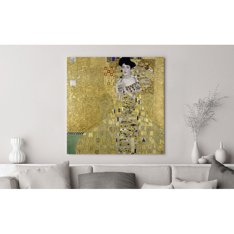Portrait Of Adele Bloch-Bauer by Gustav Klimt - Wrapped Canvas Print, 70cm H x 70cm W