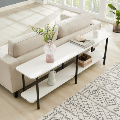 Console Celine 71 "en blanc (2 tablettes)