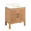 30" Ayanna Single Bathroom Vanity Set with Rectangular Undermount Sink-77153706-77153702