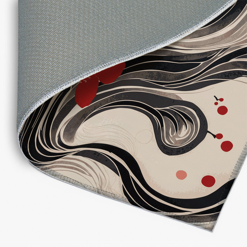 Tapis intérieur et extérieur Whispering Tide, Rectangle 1 pi 6 po x 2 pi 6 po