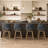 Bisto  360° Swivel Bar Stools with Solid Wood Frame-445816876-466326315