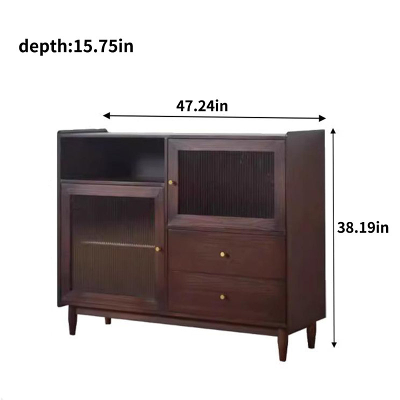 Armoire d'appoint en bois massif