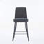 Ensemble de 2 chaises de bar réglables en fer avec pieds de fer réglables et comptoir de bar-999023663