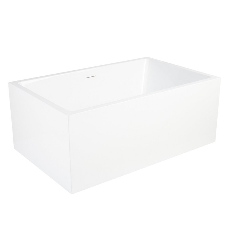 59" Clarissa Acrylic Freestanding Tub With Foam
