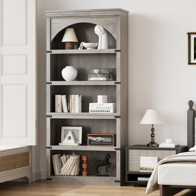 Arch Bookcase - Wooden Bookcase, 1 Shelf Bookcase, Space-Saving Shelf, Decorative Bookcase, Compact Bookcase