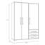 Takeem Manufactured Wood Wardrobe-1507294314